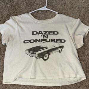 Womens White Graphic Tee